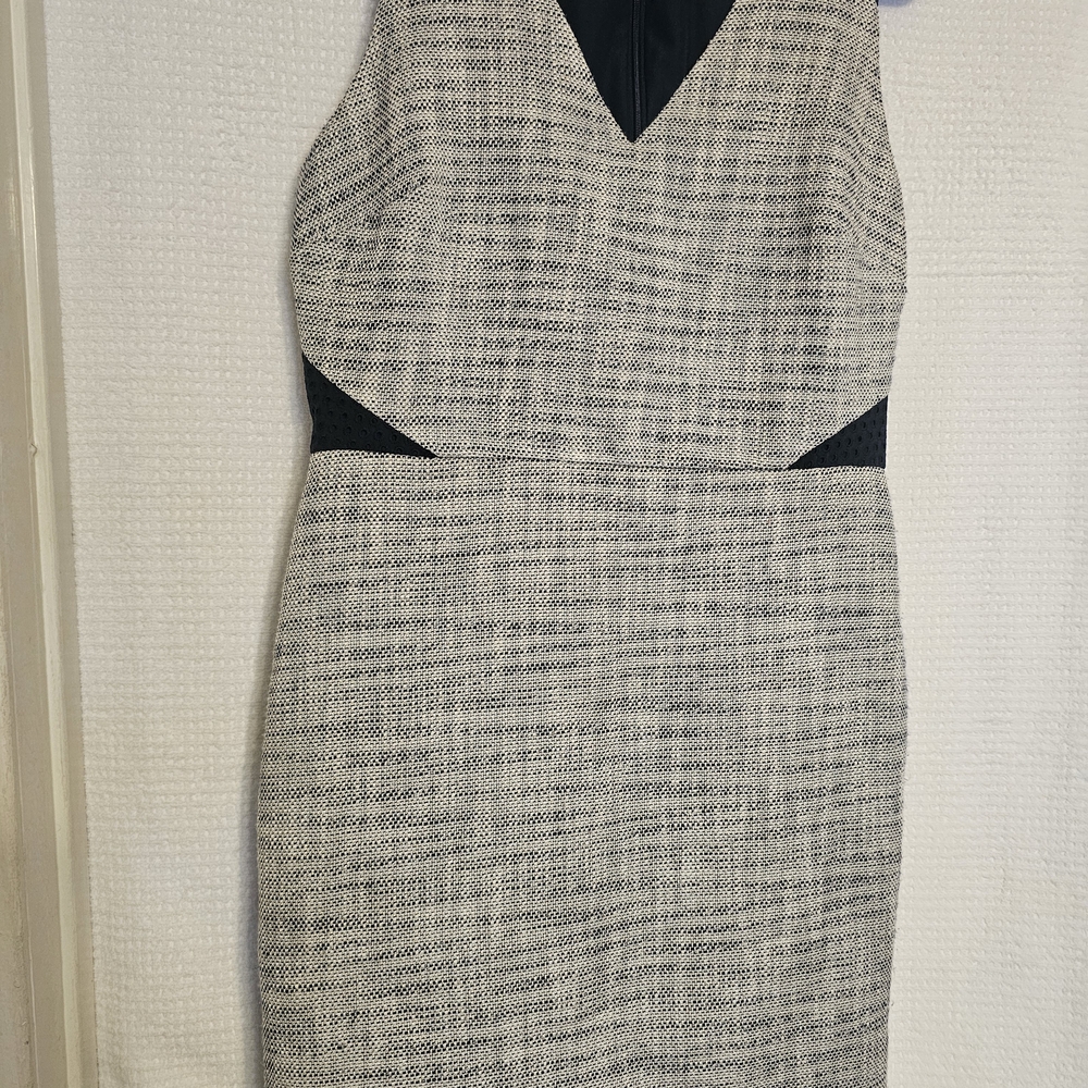Women's J. Crew Gray Sheath Dress Sleeveless Crew Neck Size 8 - Picture 8 of 9